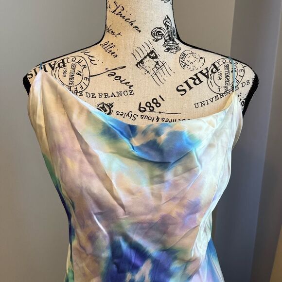 THE KOOPLES
Tie-dye Silk Open back maxi  Dress NWT Size 4 = US 10 - Picture 12 of 16